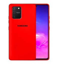 Силикон Original 360 Case Logo Samsung Galaxy S10 Lite (Красный)