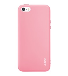 Силиконовый чехол iNavi Color Apple iPhone 5 / 5s / SE (розовый)