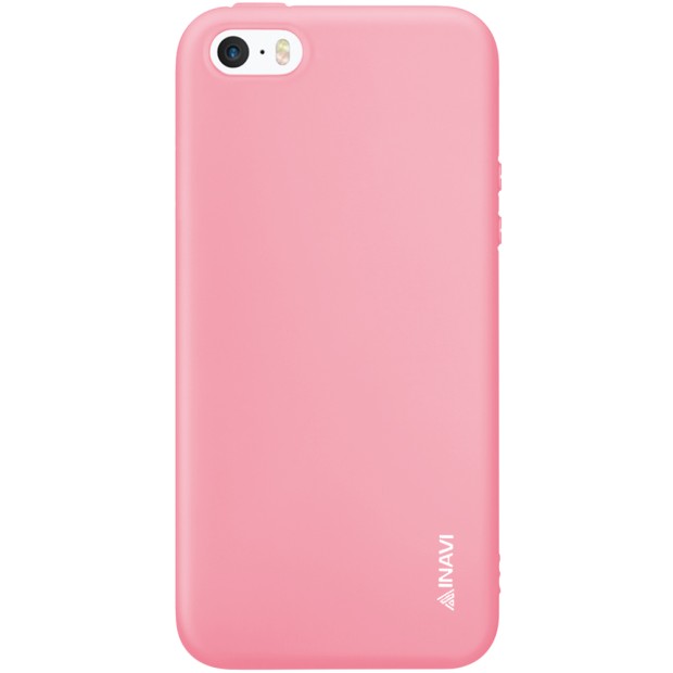 Чехол Силикон iNavi Color Apple iPhone 5 / 5s / SE (розовый)