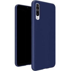 Силиконовый чехол iNavi Color Samsung Galaxy A30s / A50 / A50s (2019) (Тёмно-синий)