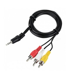 Кабель 3RCA - 3.5mm AUX 1.5m