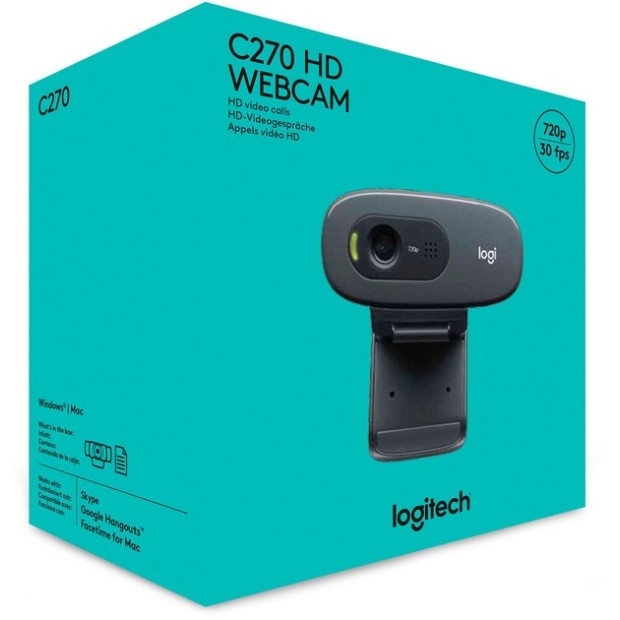 Веб-камера Logitech C270 HD 720P