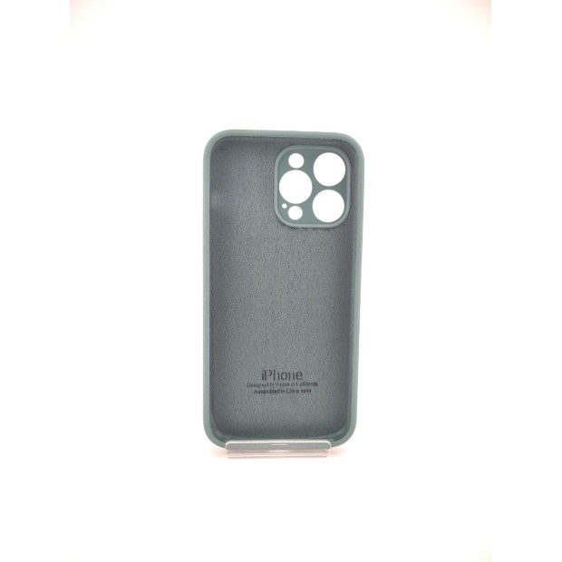 Силикон Original RoundCam Case Apple iPhone 14 Pro Max (55) Blackish Green