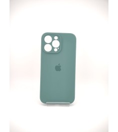 Силикон Original RoundCam Case Apple iPhone 14 Pro Max (55) Blackish Green