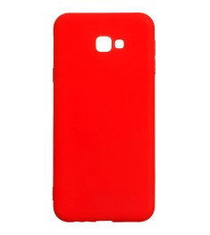 Силиконовый чехол iNavi Color Samsung J4 Plus (2018) J415 (Красный)