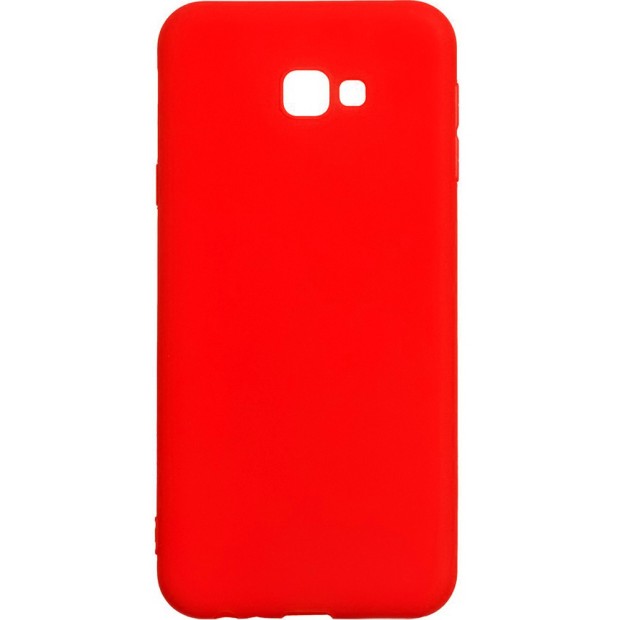 Силиконовый чехол iNavi Color Samsung J4 Plus (2018) J415 (Красный)