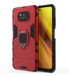 Бронь-чохол Ring Armor Case Xiaomi Poco X3 (Червоний)