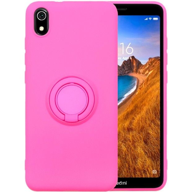 Чехол Ring Silicone Case Xiaomi Redmi 7A (Розовый)