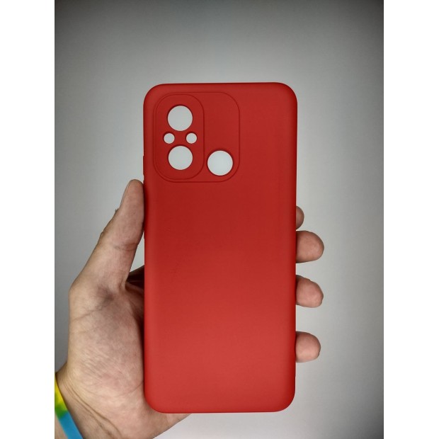 Силикон Original ShutCam Xiaomi Redmi 12C / 11A (Тёмно-красный)