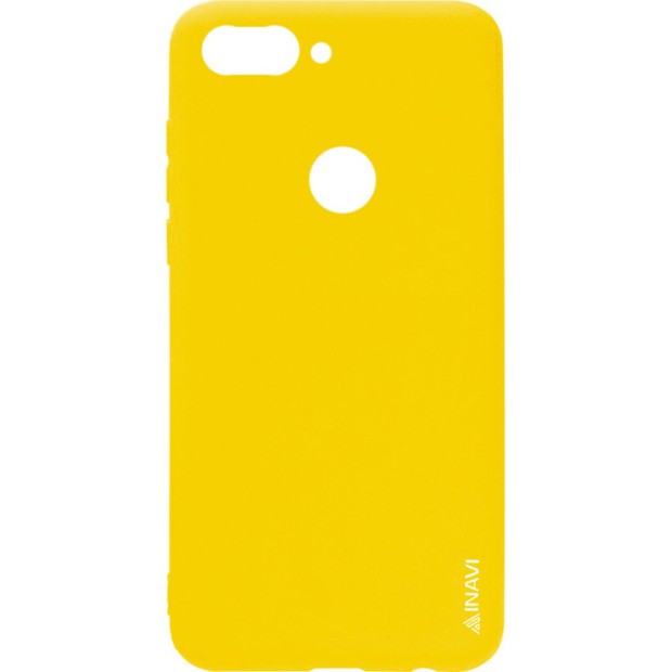 Силиконовый чехол iNavi Color Huawei P Smart (желтый)