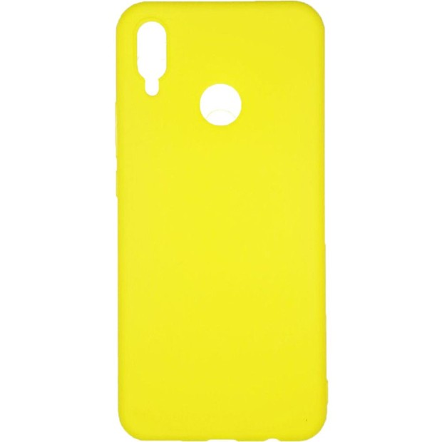 Силиконовый чехол Multicolor Huawei P Smart Plus (желтый)