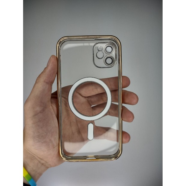 Чехол UMKU Shining with MagSafe Apple iPhone 11 (Gold)