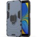 Бронь-чехол Ring Armor Case Samsung Galaxy A7 (2018) A750 (Пыльная бирюза)