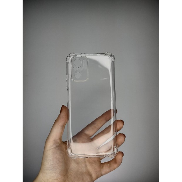 Силикон 6D ShutCam Xiaomi Redmi Note 10 / Note 10S (Прозрачный)