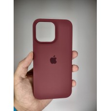 Силикон Original Round Case Apple iPhone 15 Pro Max (58) Grape