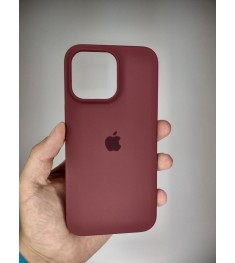 Силикон Original Round Case Apple iPhone 15 Pro Max (58) Grape