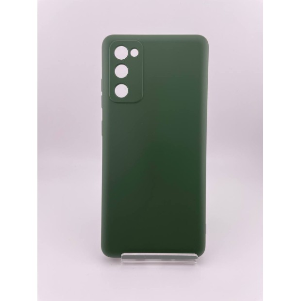 Силикон Original ShutCam Samsung Galaxy S20 FE (Тёмно-зелёный)