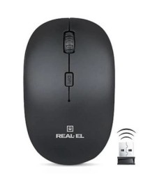 Мышь беспроводная Real-El RM-301 (Чёрный)