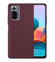 Силикон Original 360 Case Xiaomi Redmi Note 10 Pro / Note 10 Pro Max (Бордовый)