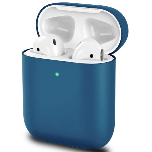 Чехол для наушников Slim Case Apple AirPods (09) Midnight Blue