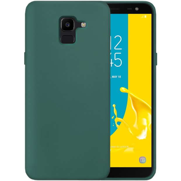 Силикон Original 360 Case Samsung Galaxy J6 J600 (Тёмно-зелёный)