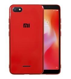 Накладка Glass Case Xiaomi Redmi 6A (красный)