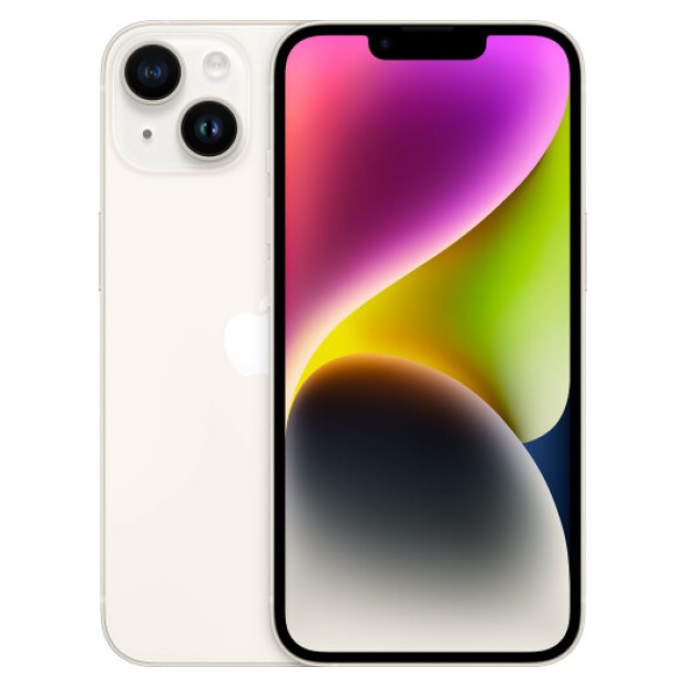 Мобильный телефон Apple iPhone 14 256Gb (White) (Grade A+) 100% Б/У