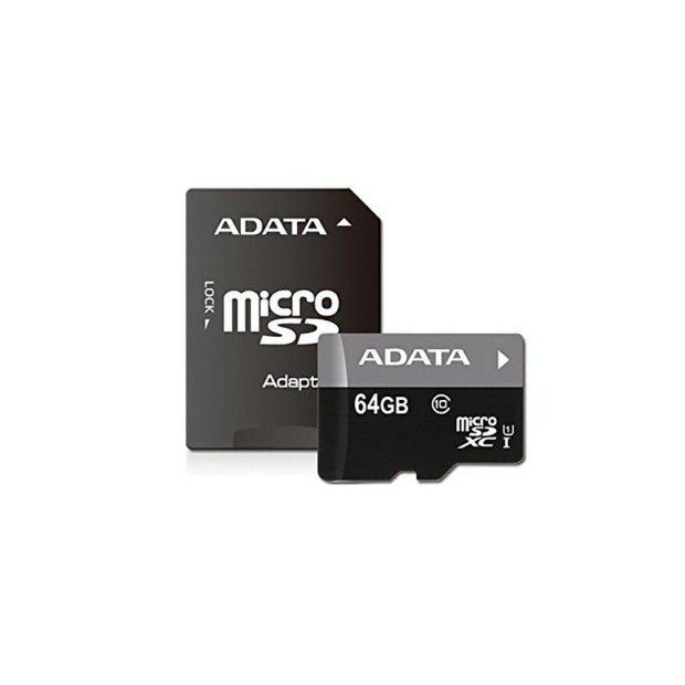 Карта памяти Adata 64Gb + SD-адаптер (Class 10)