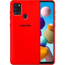 Силикон Original 360 Case Logo Samsung Galaxy A21S (2020) A217 (Красный)