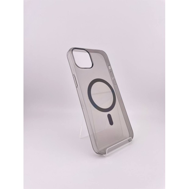 Чехол Clear Case Premium with MagSafe Apple iPhone 15 Plus (Black)