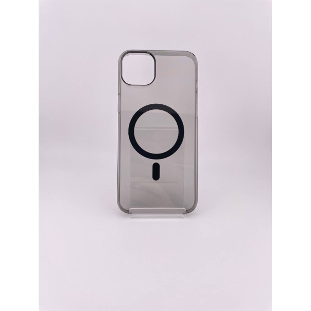Чехол Clear Case Premium with MagSafe Apple iPhone 15 Plus (Black)
