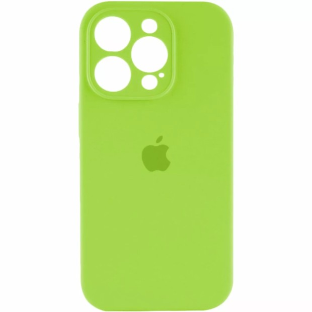 Силикон Original RoundCam Case Apple iPhone 13 Pro (27) Grass Green