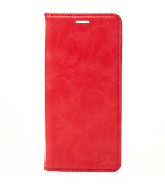 Чехол-книжка Leather Elegant Xiaomi Redmi Note 14 5G (Красный)