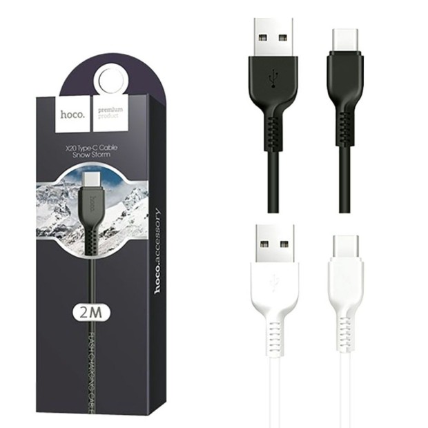 USB кабель Hoco X20 (2m) (Type-C)