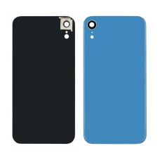 Заднее стекло корпуса для Apple iPhone XR со стеклом камеры Light Blue (голубое)