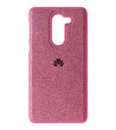 Силикон Textile Huawei Honor 6x / GR5 (2017) (Розовый)