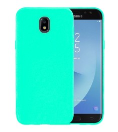 Силиконовый чехол iNavi Color Samsung Galaxy J7 (2017) J730 (Бирюзовый)