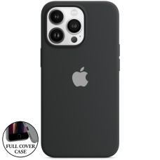 Силикон Original Round Case Apple iPhone 13 Pro (07) Black