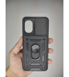 Бронь-чехол Ring Serge Armor Case Xiaomi Poco M5 (Чёрный)