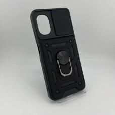 Бронь-чехол Ring Serge Armor Case Xiaomi Poco M5 (Чёрный)