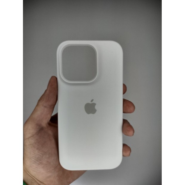 Силикон Original Round Case Apple iPhone 14 Plus (06) White