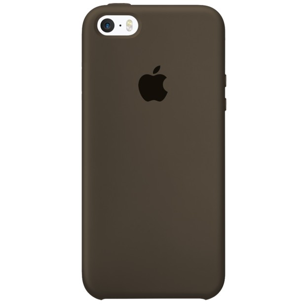 Силиконовый чехол Original Case Apple iPhone 5 / 5S / SE (03) Dark Olive
