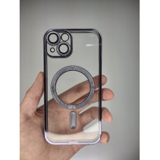 Чехол UMKU Shining with MagSafe Apple iPhone 14 (Dark Purple)