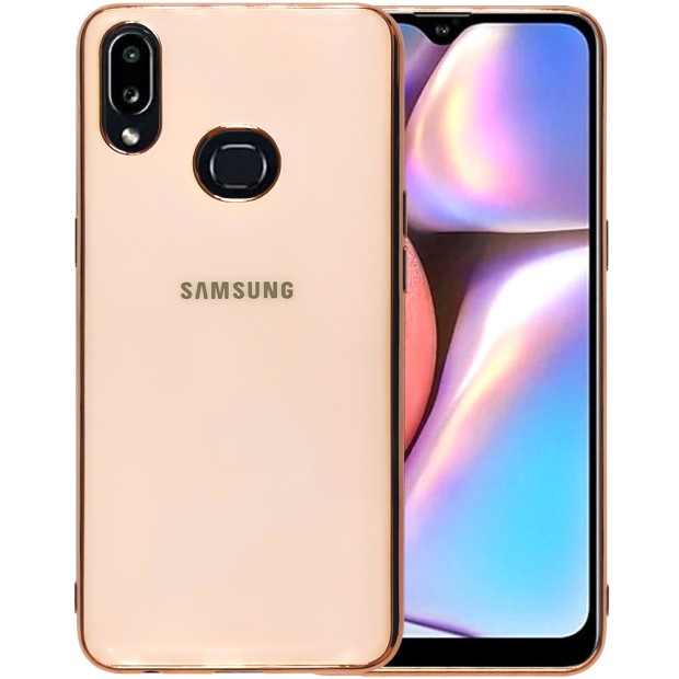 Силикон Zefir Case Samsung Galaxy A10s (2019) (Розово-золотой)