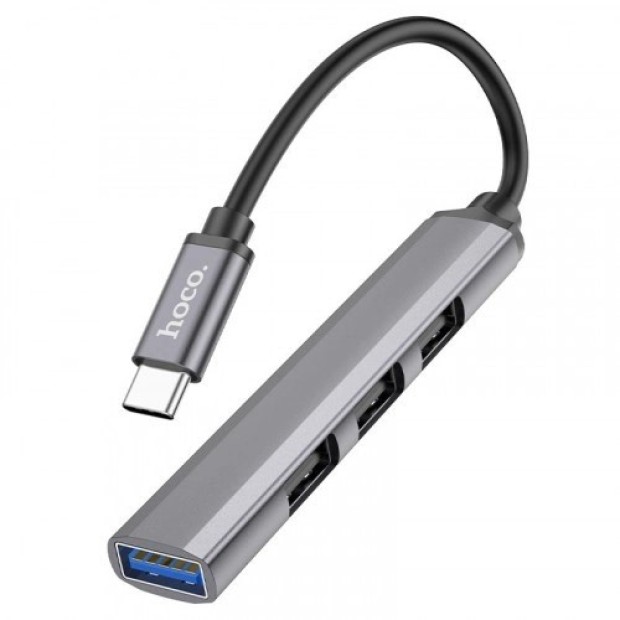 Переходник USB HUB Hoco HB26 Adapter (1 USB 2.0, 3 USB 2.0)