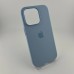 Чехол Silicone Case with MagSafe Apple iPhone 14 Pro (Sky)