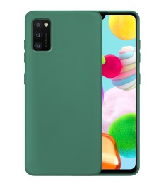 Cиликон Original 360 Case Samsung Galaxy A41 (Темно-зеленый)
