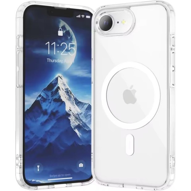 Накладка Monblan Crystal Magsafe Apple iPhone 16e (Прозрачный)