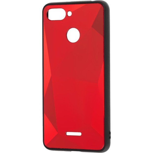 Силиконовый чехол Rock 3D Crystal Xiaomi Redmi 6 (Красный)