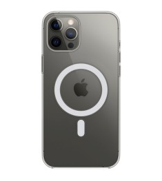 Силикон Original MagSafe Case Apple iPhone 12 Pro Max (Clear)